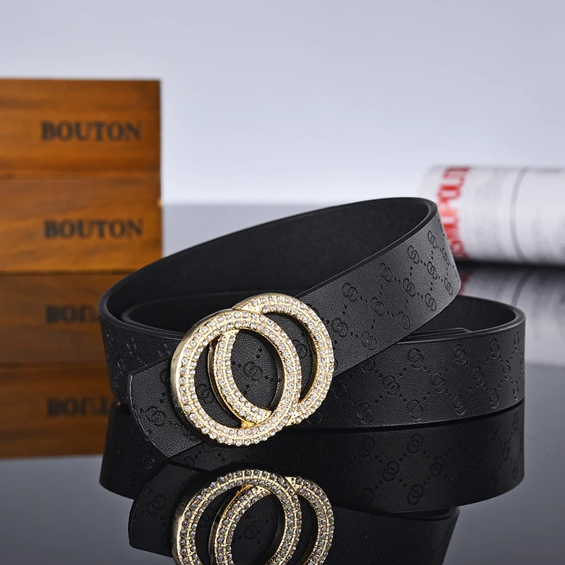 Ремень с кристаллами Женский, пояс для отдыха, профессиональный кожаный, роскошный брендовый 
Ремень с кристаллами Женский, пояс для отдыха, профессиональный кожаный, роскошный брендовый