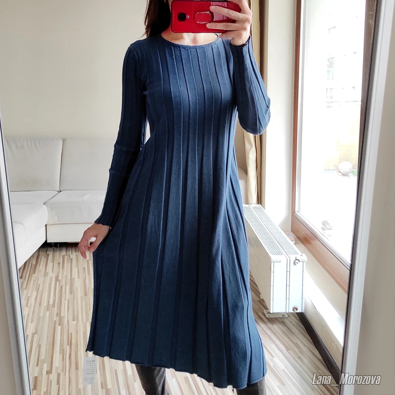 HLBCBG new Long sleeve long Sweater dress women Autumn Winter Thick A-line dress Fashion Slim Female Jumper female knitted dress
HLBCBG new Long sleeve long Sweater dress women Autumn Winter Thick A-line dress Fashion Slim Female Jumper female knitted dress