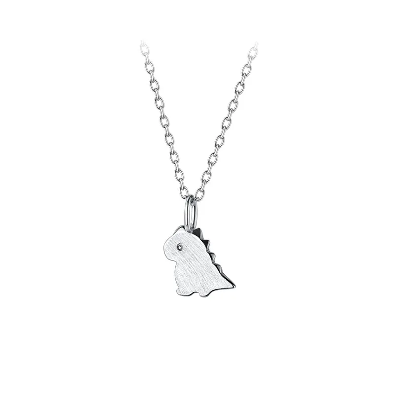 Ginin Pure 925 Sterling Silver Korean Style Cute Frosted Dinosaur Pendant Necklace Women's Small Cute Fashion Necklace Jewelry
Ginin Pure 925 Sterling Silver Korean Style Cute Frosted Dinosaur Pendant Necklace Women's Small Cute Fashion Necklace Jewelry