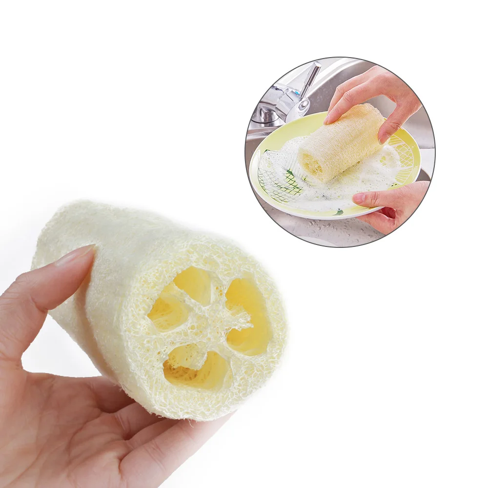 3 Pcs Natural Anti-Oil Kitchen Loofah Sponge Scrubber Cleaning Brush Absorbent Loofah Dish Towel Kitchen Tools 
3 Pcs Natural Anti-Oil Kitchen Loofah Sponge Scrubber Cleaning Brush Absorbent Loofah Dish Towel Kitchen Tools