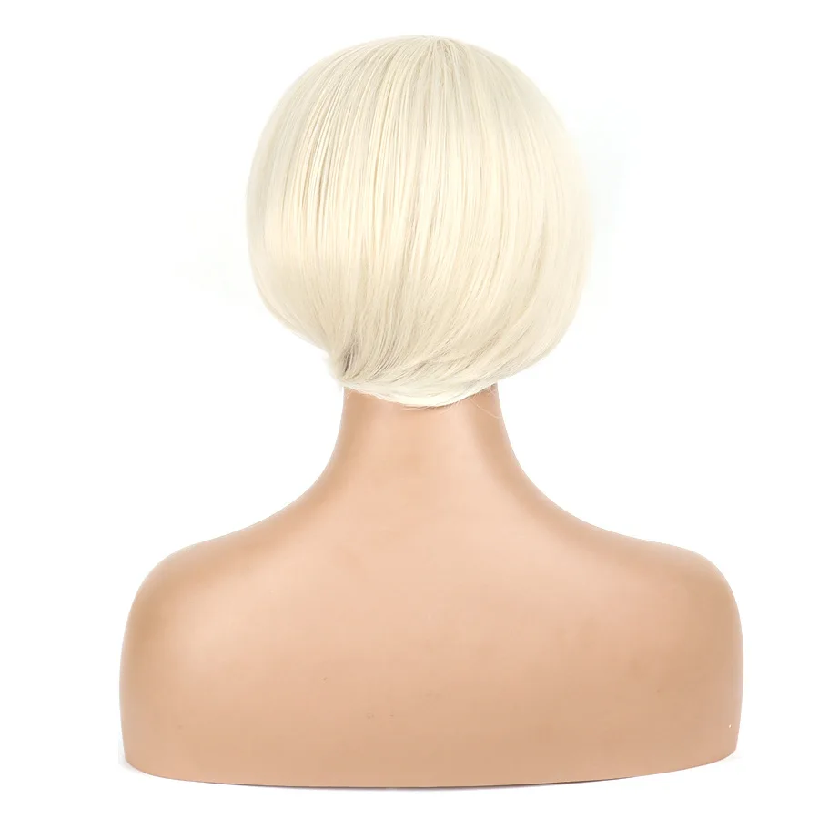 613 Blonde Pixie Cut Wig with Bangs White Short Straight Bob Wig Natural Synthetic Korean Heat Resistant Cosplay Fake Hair Wig 
613 Blonde Pixie Cut Wig with Bangs White Short Straight Bob Wig Natural Synthetic Korean Heat Resistant Cosplay Fake Hair Wig
