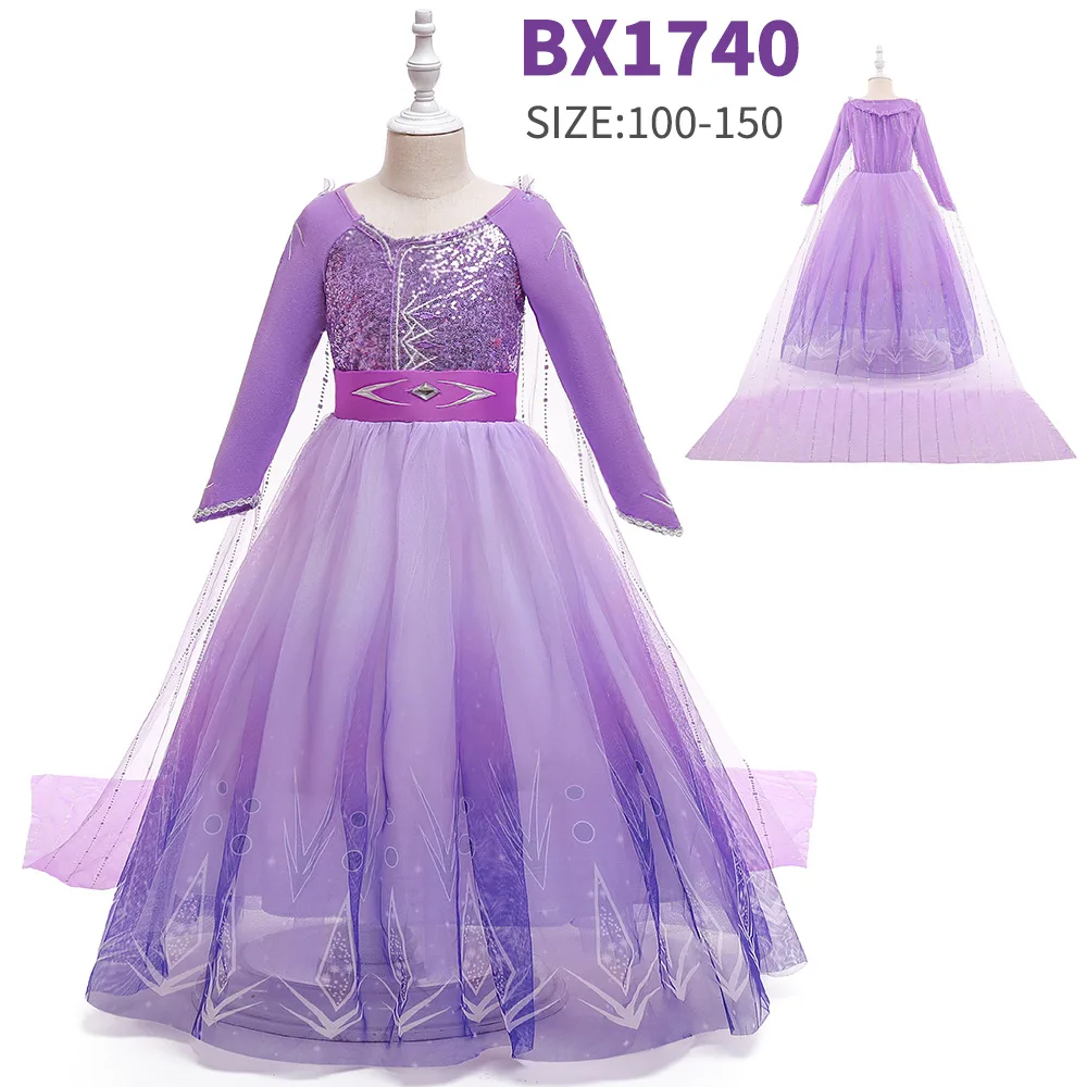 Fancy Purple Long Gown Kids Dresses for Girls Long Sleeves Halloween Princess Costume Wedding Ceremony Flower Girls Dress up
Fancy Purple Long Gown Kids Dresses for Girls Long Sleeves Halloween Princess Costume Wedding Ceremony Flower Girls Dress up
