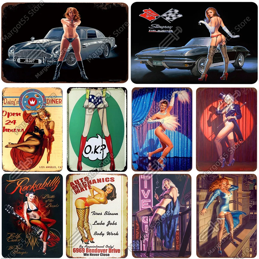 Sexy girl metal sign vintage tin plate painting retro iron picture wall decoration for bar gym home cafe pub garage shop
Sexy girl metal sign vintage tin plate painting retro iron picture wall decoration for bar gym home cafe pub garage shop