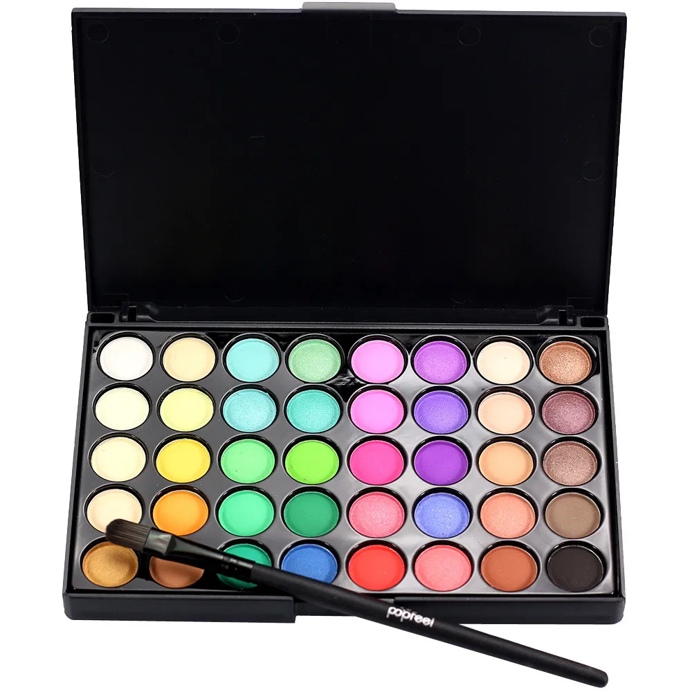 Cosmetic Matte Eyeshadow Cream Makeup Palette Shimmer Set 40 Color Brush Set Fashion Women Beauty
Cosmetic Matte Eyeshadow Cream Makeup Palette Shimmer Set 40 Color Brush Set Fashion Women Beauty