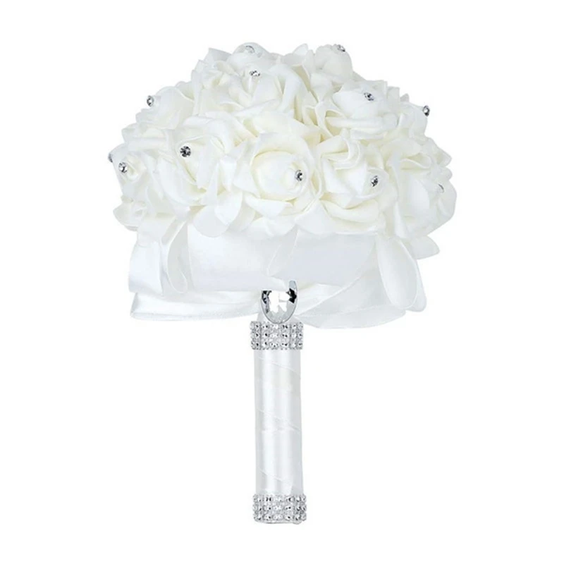 4 Pack Wedding Bouquet Bridesmaid Bridal Bouquet Diamond Pearl Silk Ribbon Artificial Rose Flowers
4 Pack Wedding Bouquet Bridesmaid Bridal Bouquet Diamond Pearl Silk Ribbon Artificial Rose Flowers