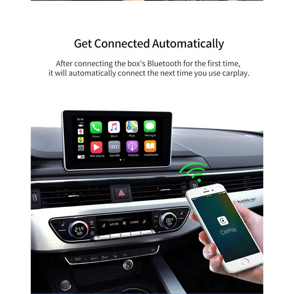 Car Accessories Universal Wired To Wireless Carplay USB Radio Dongle Link Box W/Light For Apple IOS IPhone Automobile Goods
Car Accessories Universal Wired To Wireless Carplay USB Radio Dongle Link Box W/Light For Apple IOS IPhone Automobile Goods