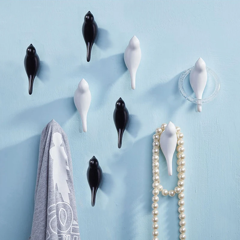 Resin bird hook bedroom wall wall decoration coat hook coat hook behind the door three-dimensional cloth single hook perforation
Resin bird hook bedroom wall wall decoration coat hook coat hook behind the door three-dimensional cloth single hook perforation