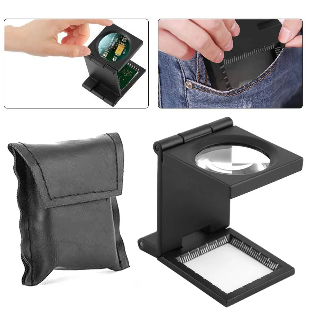 New Table Magnifier 10X Fixed Scales Foldable Magnifier for Textile Optical Three-Folding Desk Magnifying Glass Magnification
New Table Magnifier 10X Fixed Scales Foldable Magnifier for Textile Optical Three-Folding Desk Magnifying Glass Magnification