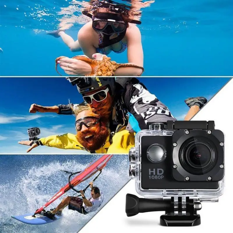 

Hot Waterproof Camera 1080P HD 32GB Sports Outdoor Diving Bicycle Camcorder Camera Mini DV Video Camera12MP SJ4000 For Gopro