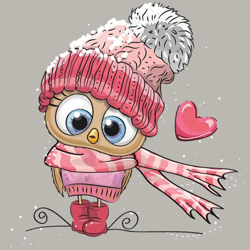 1PCS Winter Owls Iron Patch Fashion Diy Vinyl Heat Transfer Appliqued Tops Patches For Clothing Girl Parches For Sweater
1PCS Winter Owls Iron Patch Fashion Diy Vinyl Heat Transfer Appliqued Tops Patches For Clothing Girl Parches For Sweater