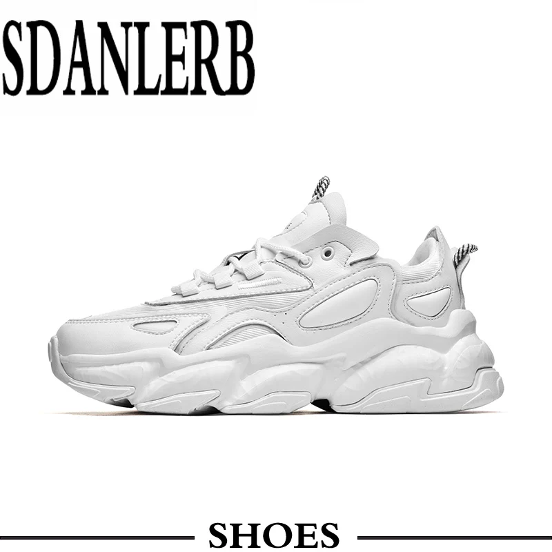 2021 Spring Fashion Men's Sneakers Breathable Casual Male Shoes Chunky Sneakers Height Incresasing Man Footwear