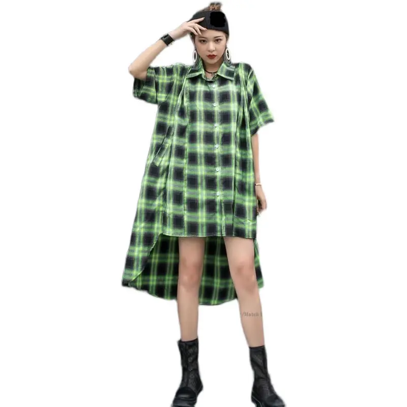 XITAO Irregular Dress Fashion New Plus Size Loose Goddess Fan Casual Style 2021 Summer Single Breast Style Dress WLD6211
XITAO Irregular Dress Fashion New Plus Size Loose Goddess Fan Casual Style 2021 Summer Single Breast Style Dress WLD6211