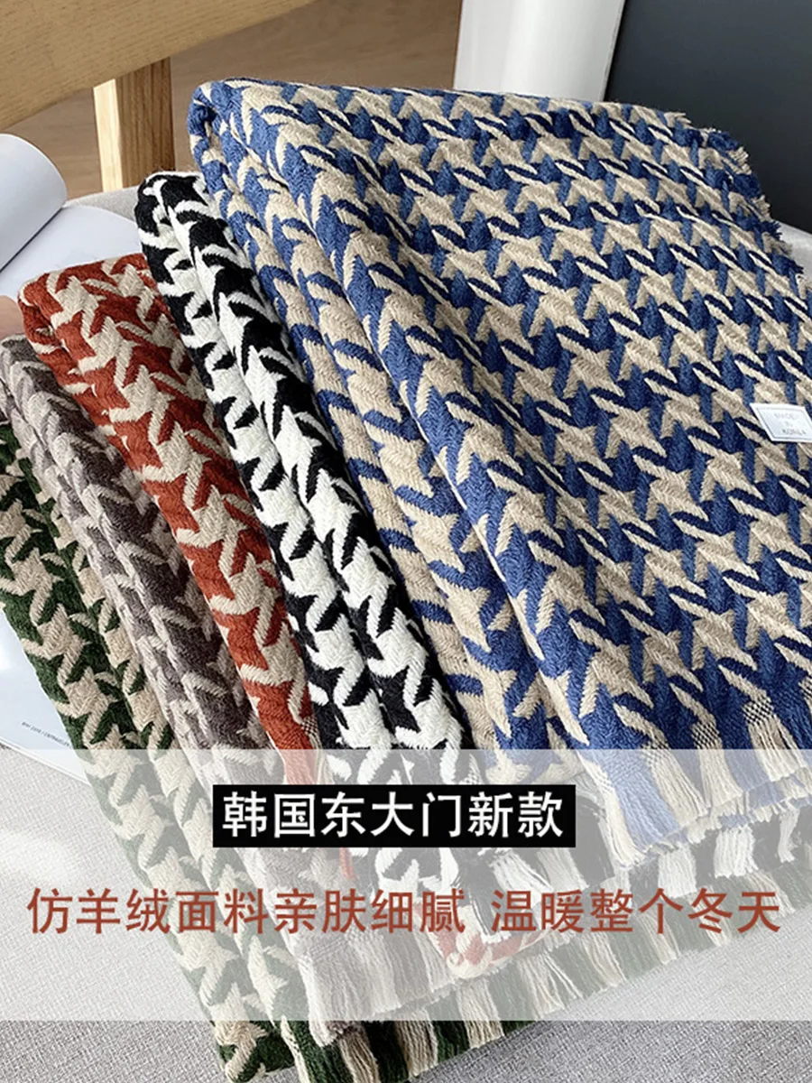2021 luxury retro houndstooth scarf women, winter imitation cashmere elegant warmth thick brand quality shawl scarves
2021 luxury retro houndstooth scarf women, winter imitation cashmere elegant warmth thick brand quality shawl scarves