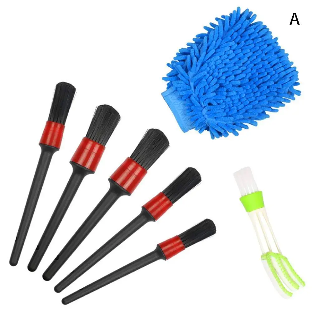 7PCS Car Detailing Brushes Cleaning Brush Set for Cleaning Wheels Tire Interior Exterior Leather Air Vents Air Outlet Brush
7PCS Car Detailing Brushes Cleaning Brush Set for Cleaning Wheels Tire Interior Exterior Leather Air Vents Air Outlet Brush