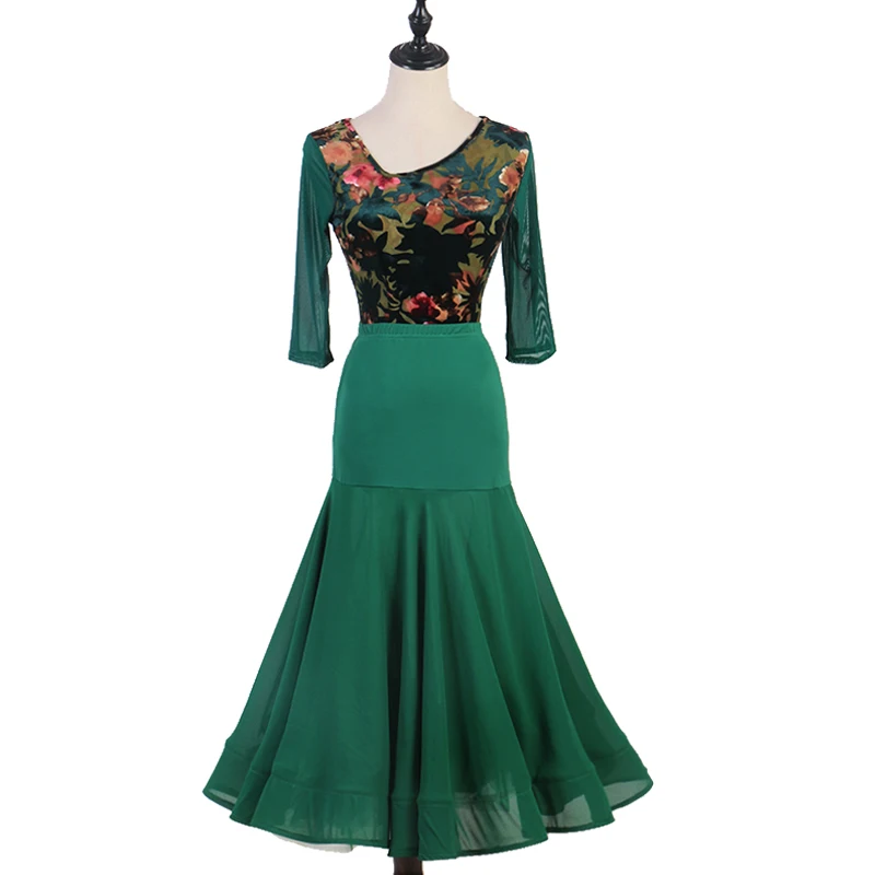 Modern dance skirt new big swing ballroom dance skirt national standard waltz dance costumes suit for women
Modern dance skirt new big swing ballroom dance skirt national standard waltz dance costumes suit for women