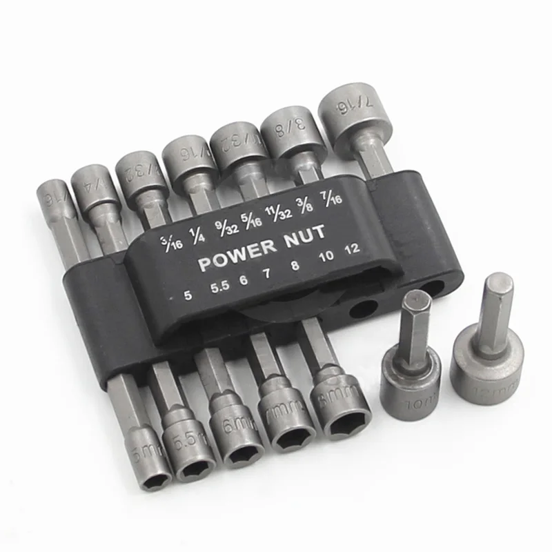 9/14 Pcs/Set Magnetic Hex Socket Sleeve Wrench Set Nozzles Nut Driver Screwdriver Accessories 5-13mm Powerful Drill Tool
9/14 Pcs/Set Magnetic Hex Socket Sleeve Wrench Set Nozzles Nut Driver Screwdriver Accessories 5-13mm Powerful Drill Tool
