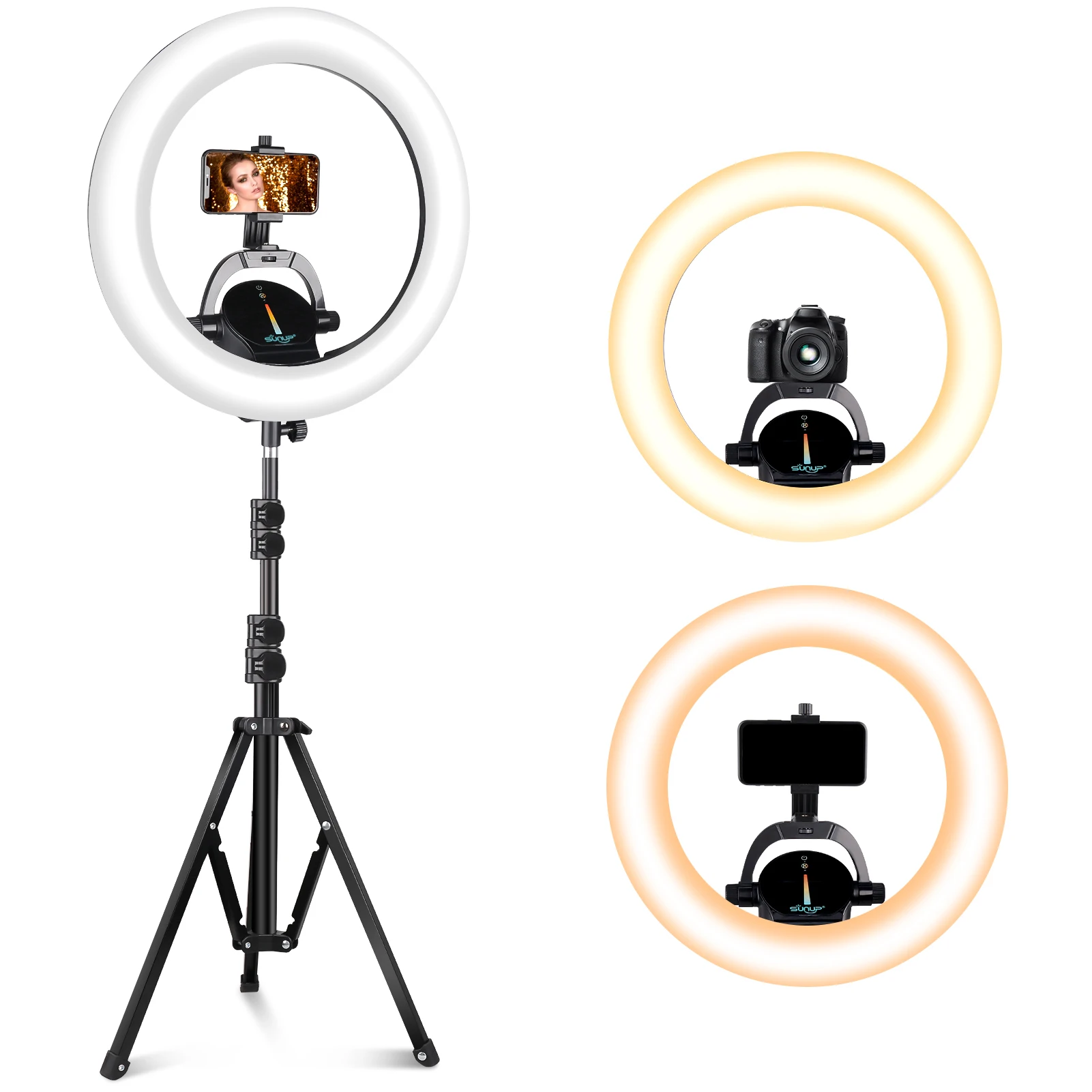 18 Inch Led Ring Light Stand Dimmable Photography Studio Cosmetic Selfie Lamp Ring Light with Tripods Phone Holder Yellow White
18 Inch Led Ring Light Stand Dimmable Photography Studio Cosmetic Selfie Lamp Ring Light with Tripods Phone Holder Yellow White