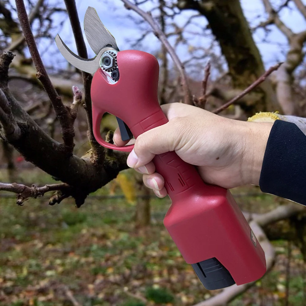 16.8V Cordless Pruner Lithium-ion Pruning Shear Efficient Fruit Tree Bonsai Pruning 2.5Electric Tree Branches Cutter Landscaping
16.8V Cordless Pruner Lithium-ion Pruning Shear Efficient Fruit Tree Bonsai Pruning 2.5Electric Tree Branches Cutter Landscaping
