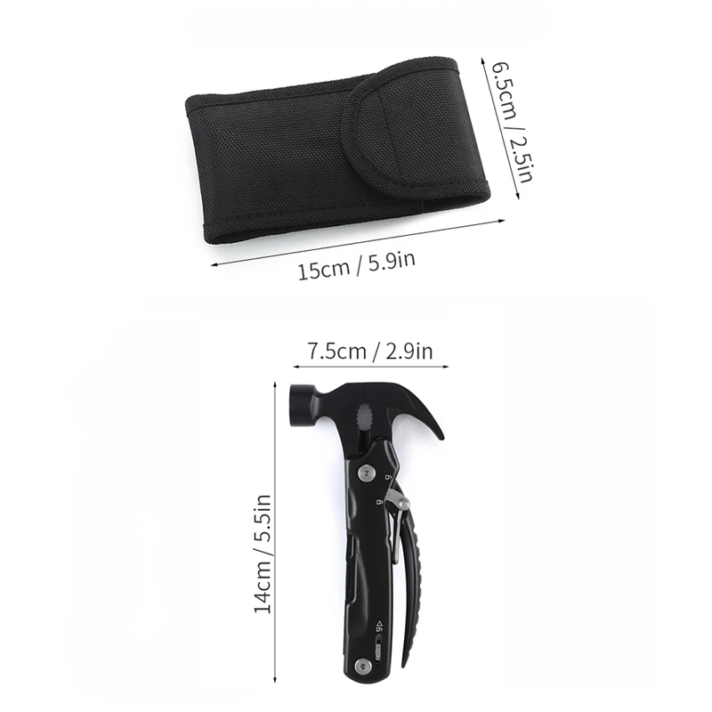 10 In 1 EDC Multitool Pliers Folding Knife Tactical Survival Camping Outdoor Hammer Screwdriver Wrench Nail Hand Tools With Lock
10 In 1 EDC Multitool Pliers Folding Knife Tactical Survival Camping Outdoor Hammer Screwdriver Wrench Nail Hand Tools With Lock