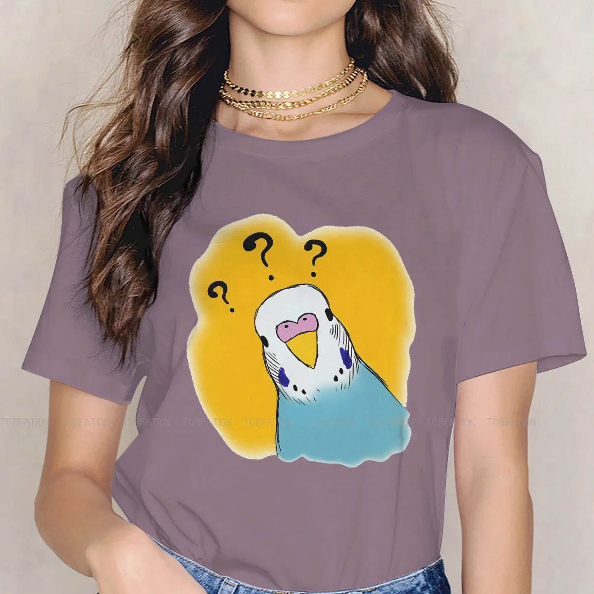 Confused Classic Round Collar TShirt Budgies Animals Funny Lovely Pure Cotton 4XL 5XL Original T Shirt Woman's Plus Big Sale
Confused Classic Round Collar TShirt Budgies Animals Funny Lovely Pure Cotton 4XL 5XL Original T Shirt Woman's Plus Big Sale