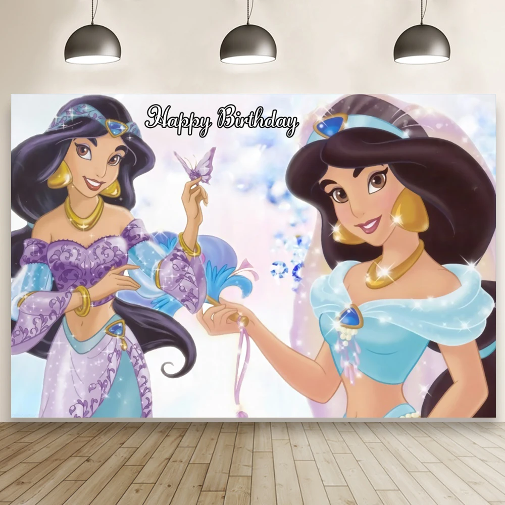 Black Hair Blue Clothes Girl Jasmine Backdrop Princess Birthday Party Baby Shower Studio Photography Decoration Booth Background
Black Hair Blue Clothes Girl Jasmine Backdrop Princess Birthday Party Baby Shower Studio Photography Decoration Booth Background