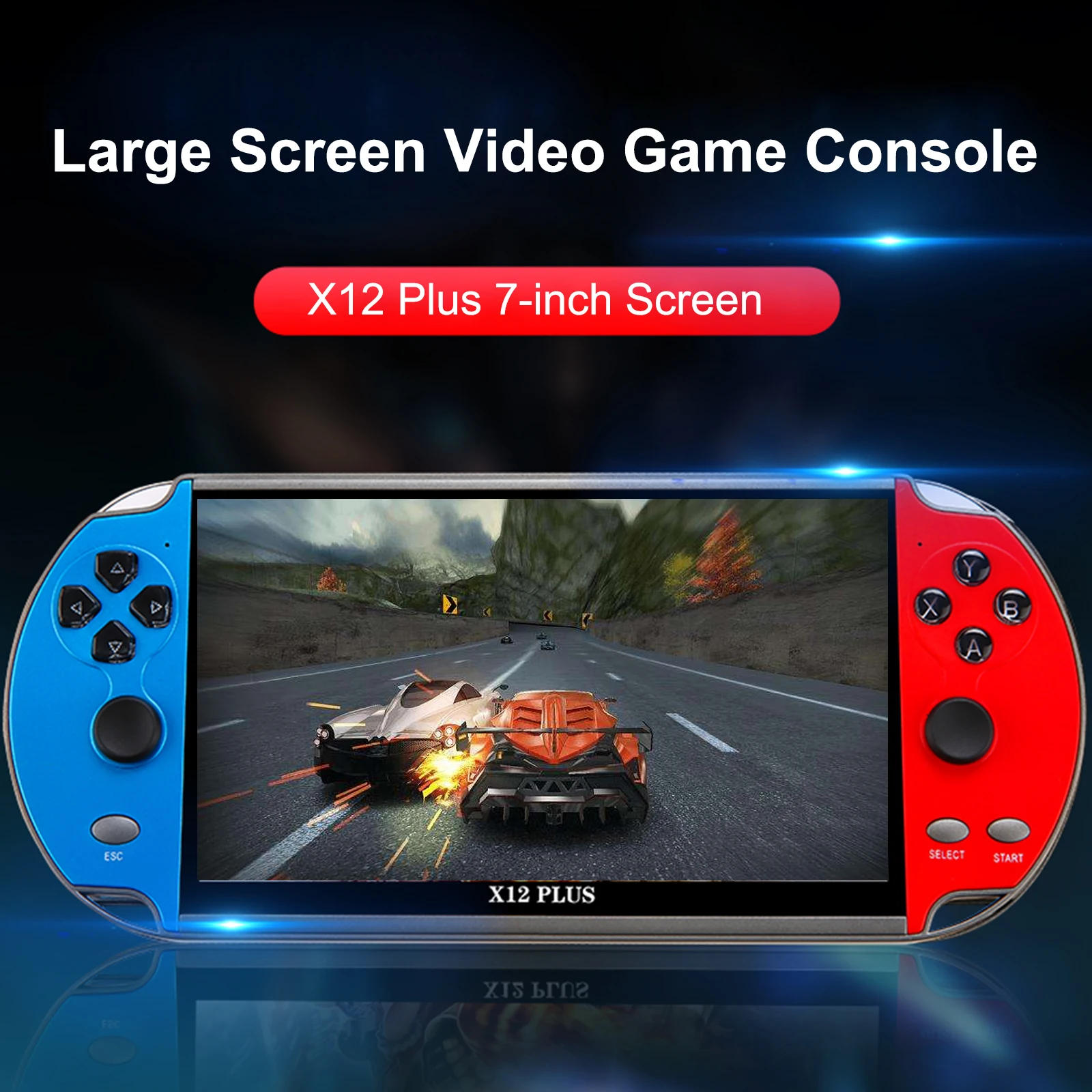 X12 Plus Video Game Console Portable Handheld Retro Game Console Game Boy gaming Mini Video Player 7inch IPS Screen AV Output TF
X12 Plus Video Game Console Portable Handheld Retro Game Console Game Boy gaming Mini Video Player 7inch IPS Screen AV Output TF