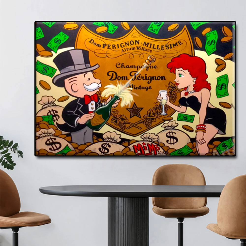 Abstract Alec Monopolys Dom Perignon HD Art Posters And Prints Modern Canvas Painting Wall Art Pictures for Living Room Decor
Abstract Alec Monopolys Dom Perignon HD Art Posters And Prints Modern Canvas Painting Wall Art Pictures for Living Room Decor