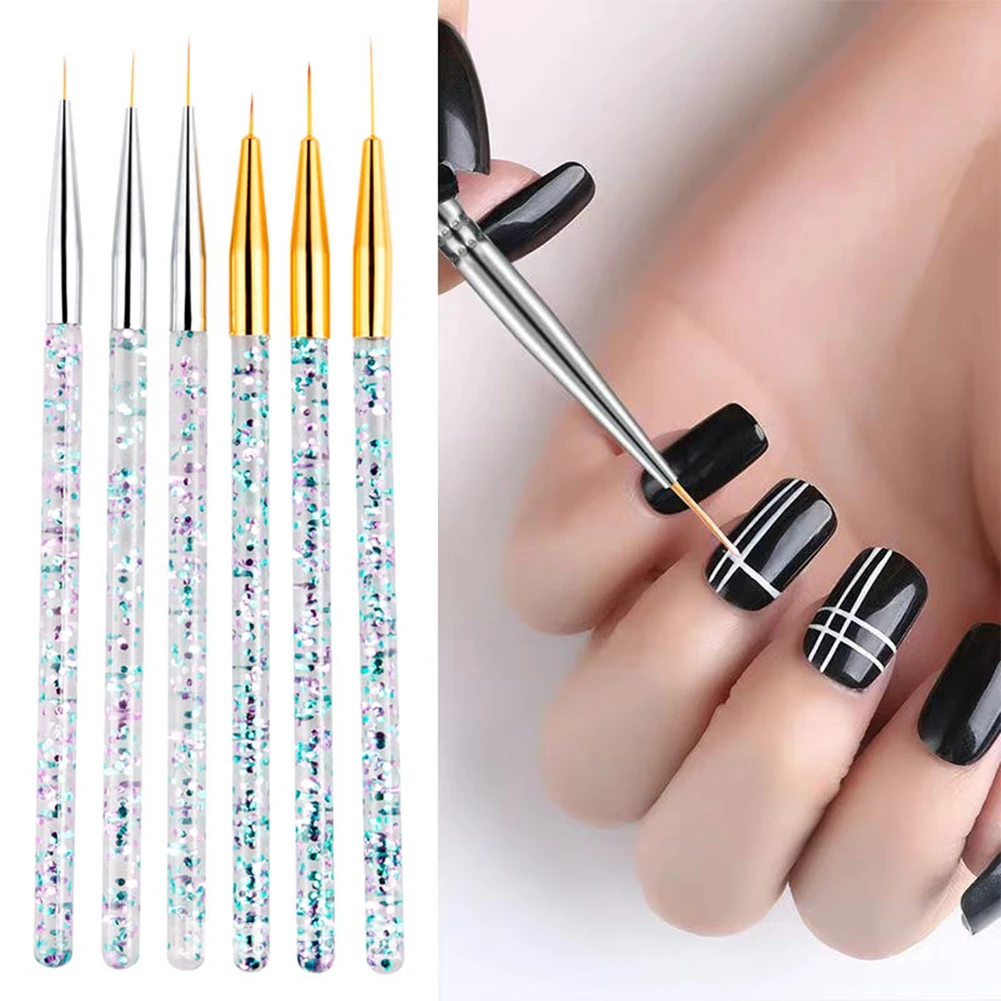 3Pcs Acrylic French Stripe Nail Art Liner Brush Set 3D Tips Manicure Ultra-thin Line Drawing Pen UV Gel Brushes Painting Tools
3Pcs Acrylic French Stripe Nail Art Liner Brush Set 3D Tips Manicure Ultra-thin Line Drawing Pen UV Gel Brushes Painting Tools