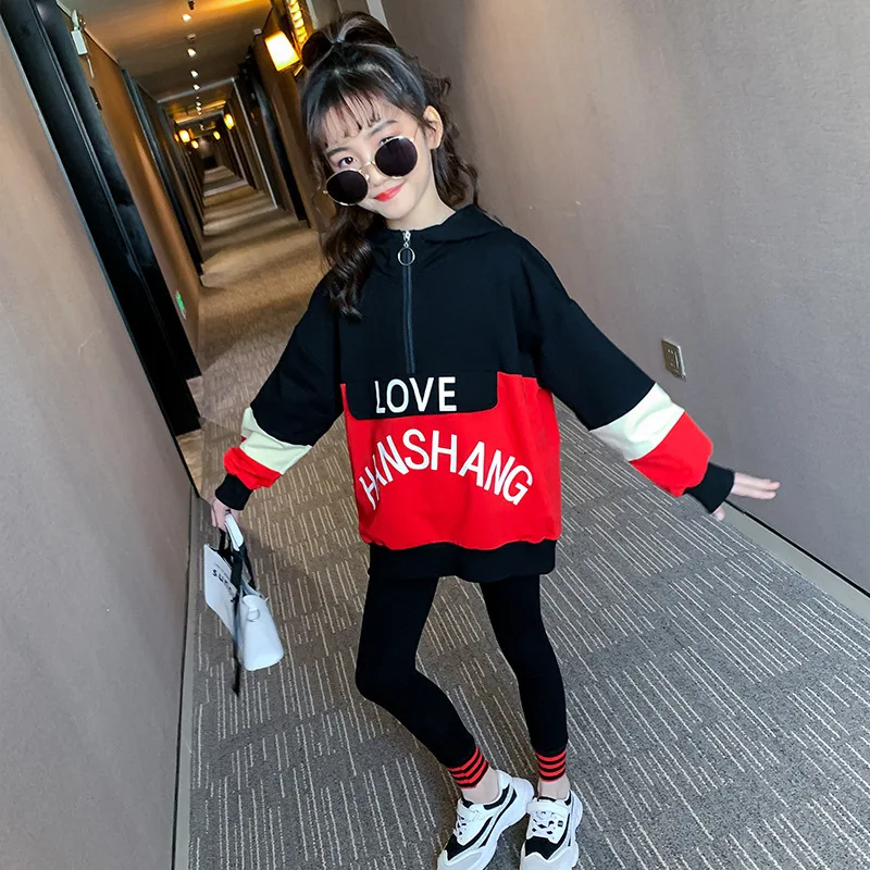 New Fashion Spring Autumn Sweater Grey Pants Sets Warm Kids Girl Suits Cowboy Sports Outfits Letter Teens Children High Quality
New Fashion Spring Autumn Sweater Grey Pants Sets Warm Kids Girl Suits Cowboy Sports Outfits Letter Teens Children High Quality