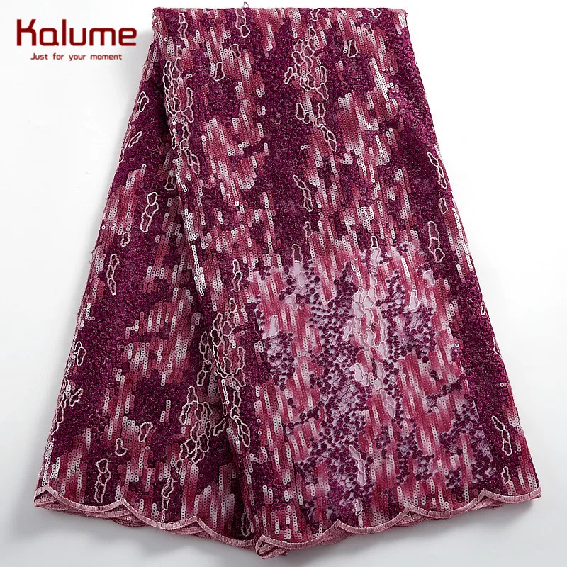 Kalume African Lace Fabric Brocade 2021 Tissu 5 Yards Sequins High Quality Nigerian Tulle Lace Fabric For Dresses Wedding F2436
Kalume African Lace Fabric Brocade 2021 Tissu 5 Yards Sequins High Quality Nigerian Tulle Lace Fabric For Dresses Wedding F2436