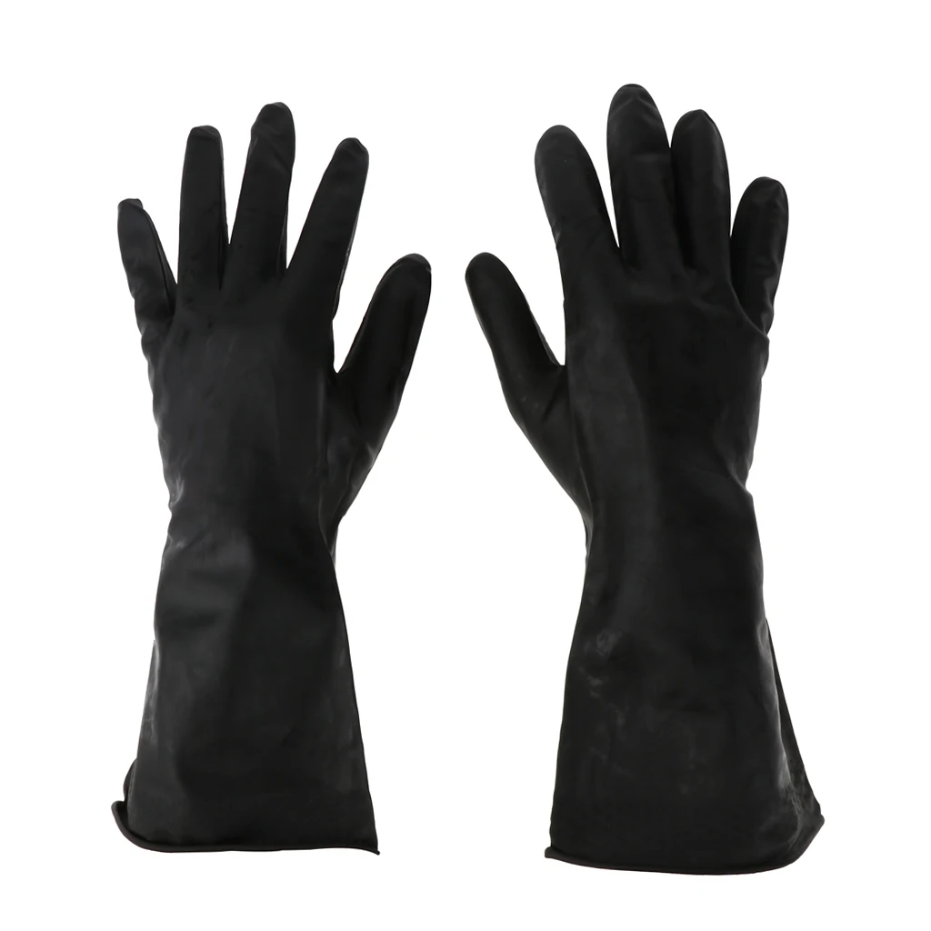 Pair of Reusable Waterproof Household Gloves for Home Kitchen Dish Washing Laundry Cleaning 
Pair of Reusable Waterproof Household Gloves for Home Kitchen Dish Washing Laundry Cleaning