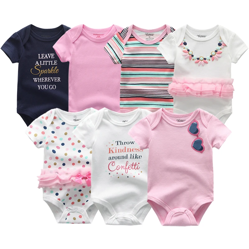 7PCS/lot Baby Romper Cartoon Short Sleeve Cute boys Clothes sets 2020 Summer baby girl jumpsuit Kids Baby Outfits Clothing
7PCS/lot Baby Romper Cartoon Short Sleeve Cute boys Clothes sets 2020 Summer baby girl jumpsuit Kids Baby Outfits Clothing