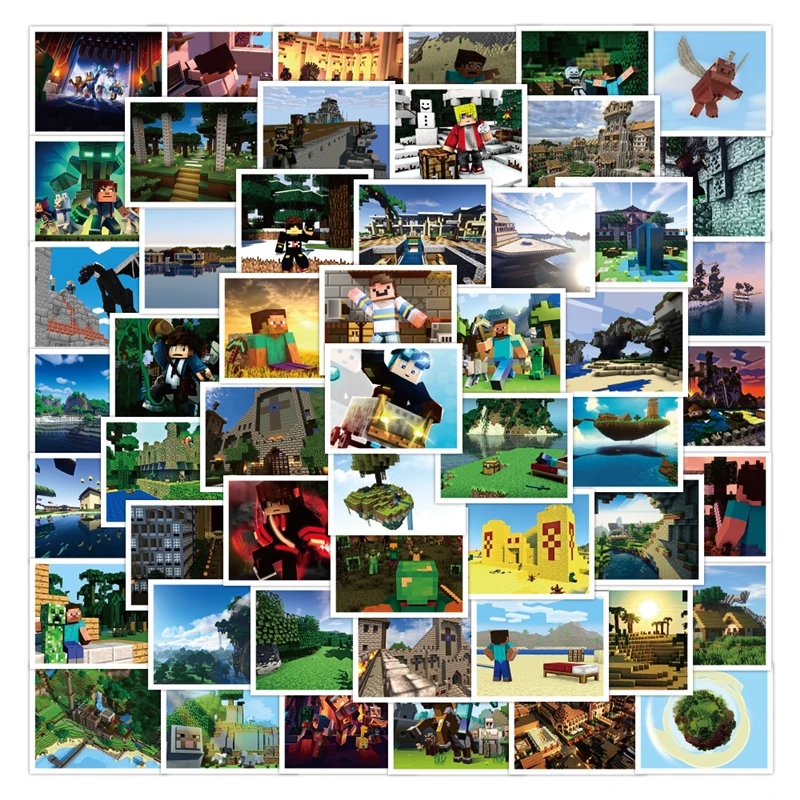 52Pcs Adventure Games My World Anime Stickers Waterproof Laptop Bike Guitar Phone Cartoon Graffiti Kids Classic Toy
52Pcs Adventure Games My World Anime Stickers Waterproof Laptop Bike Guitar Phone Cartoon Graffiti Kids Classic Toy