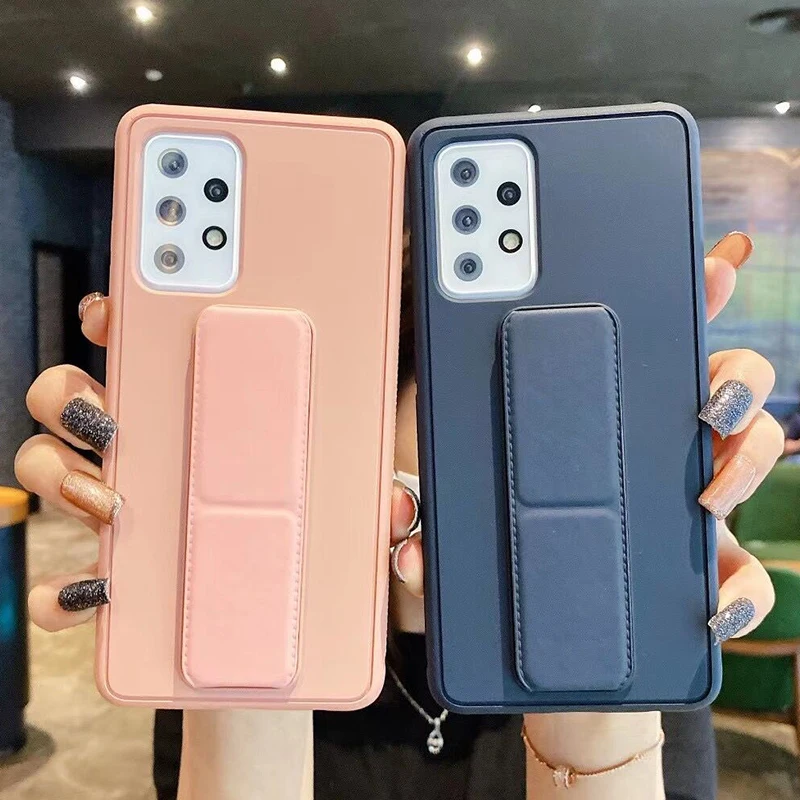Candy Color Skin-touch Fold Bracket Phone Case For Samsung S21 S20FE S10 Note 20 10 A52 A72 A32 A51 A42 Couples Shockproof Cover
Candy Color Skin-touch Fold Bracket Phone Case For Samsung S21 S20FE S10 Note 20 10 A52 A72 A32 A51 A42 Couples Shockproof Cover