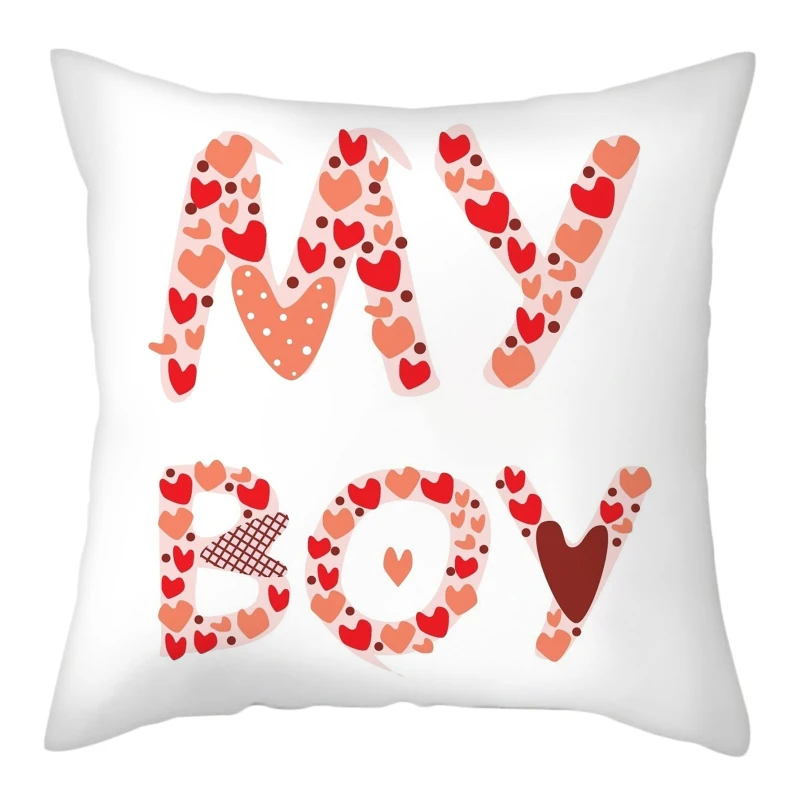 Festival Letter Pattern Style Short Plush Cushion Cover for Bed Pillows Cases for Sofa Covers for Home Living Decoration
Festival Letter Pattern Style Short Plush Cushion Cover for Bed Pillows Cases for Sofa Covers for Home Living Decoration