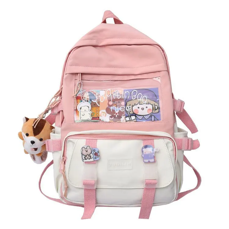 Ulzzang Korean Fashion Backpack For Girls Transparent Bags School Bags For Teenage Girls Gift Students Kawaii Backpack Women Bag
Ulzzang Korean Fashion Backpack For Girls Transparent Bags School Bags For Teenage Girls Gift Students Kawaii Backpack Women Bag