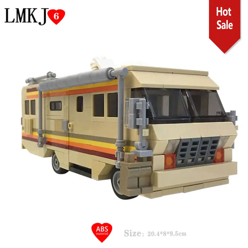 DIY 481PCS RV-Krystal Ship Car Model MOC Building Blocks From Famous Movies Breaking-Bad Series Collection Kid Toy Birthday Gift
DIY 481PCS RV-Krystal Ship Car Model MOC Building Blocks From Famous Movies Breaking-Bad Series Collection Kid Toy Birthday Gift