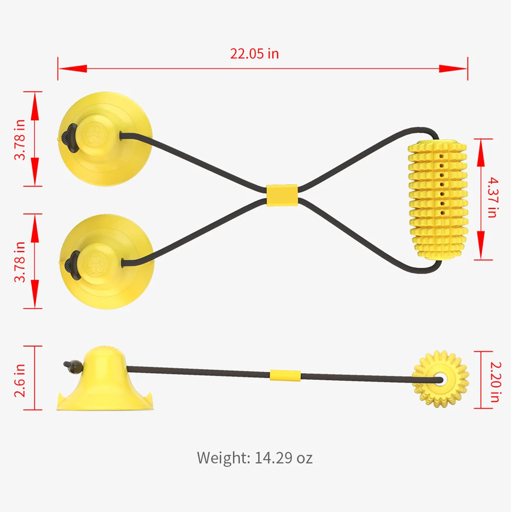 Interactive Dog Toy Tug Corn Of Play Dog Game Suction Cup Pet Toys Food War Training Tooth Cleaning for Solve Pets Anxiety
Interactive Dog Toy Tug Corn Of Play Dog Game Suction Cup Pet Toys Food War Training Tooth Cleaning for Solve Pets Anxiety