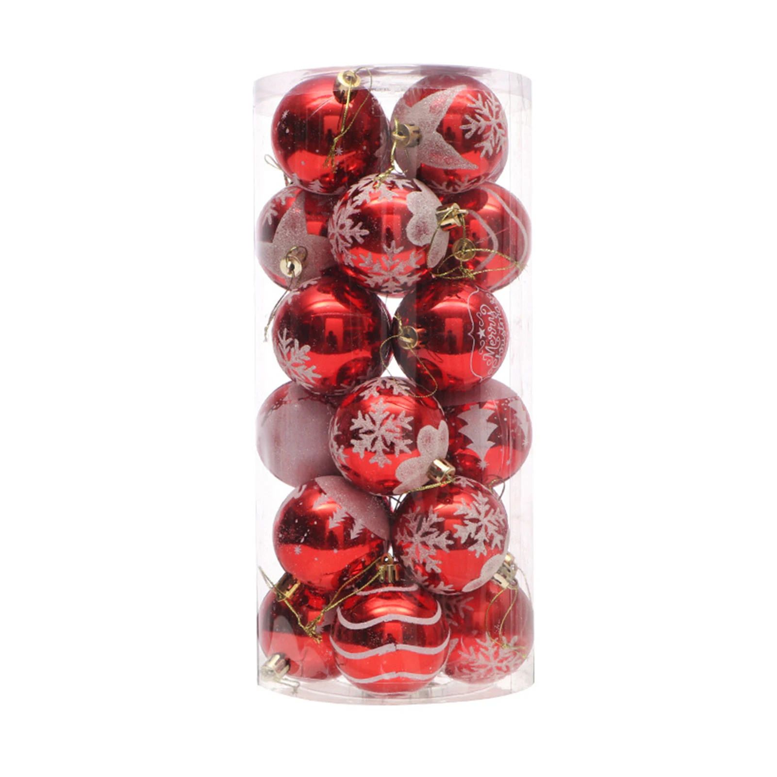 24pcs/box Festival Christmas Ball Ornament Indoor Tree Hanging Home Decor Crafts 24 Christmas Balls in 6CM Buckets
24pcs/box Festival Christmas Ball Ornament Indoor Tree Hanging Home Decor Crafts 24 Christmas Balls in 6CM Buckets