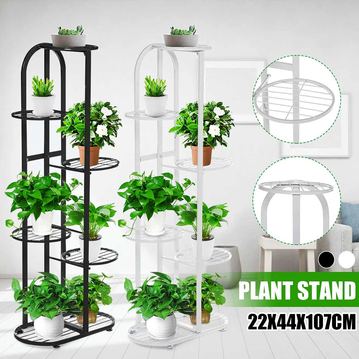 6 Tier Plant Stand Iron Indoor Outdoor Plant Corner Shelf Flower Pot Plant Holder Planters Display Rack Plant Holder Home Garden
6 Tier Plant Stand Iron Indoor Outdoor Plant Corner Shelf Flower Pot Plant Holder Planters Display Rack Plant Holder Home Garden