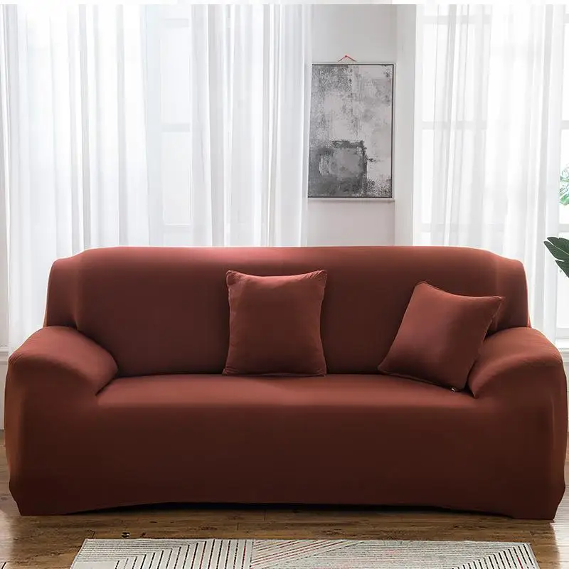 Elastic Plain Solid Sofa Cover Stretch Tight Wrap All-inclusive Sofa Cover for Living Room Funda Sofa Couch Cover ArmChair Cover
Elastic Plain Solid Sofa Cover Stretch Tight Wrap All-inclusive Sofa Cover for Living Room Funda Sofa Couch Cover ArmChair Cover