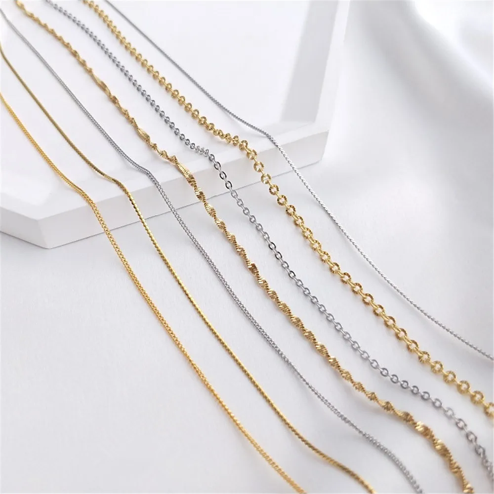 Titanium steel Ultra fine Clavicle O Side S Chain Fashionable lightweight luxury vacuum plated 18K gold necklace for women
Titanium steel Ultra fine Clavicle O Side S Chain Fashionable lightweight luxury vacuum plated 18K gold necklace for women