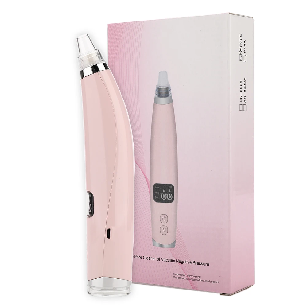 Electric Blackhead remover USB Rechargeable Face Nose Vacuum Pore Cleanser Acne Pimple Suction Tool Facial Skin Care Tools 
Electric Blackhead remover USB Rechargeable Face Nose Vacuum Pore Cleanser Acne Pimple Suction Tool Facial Skin Care Tools