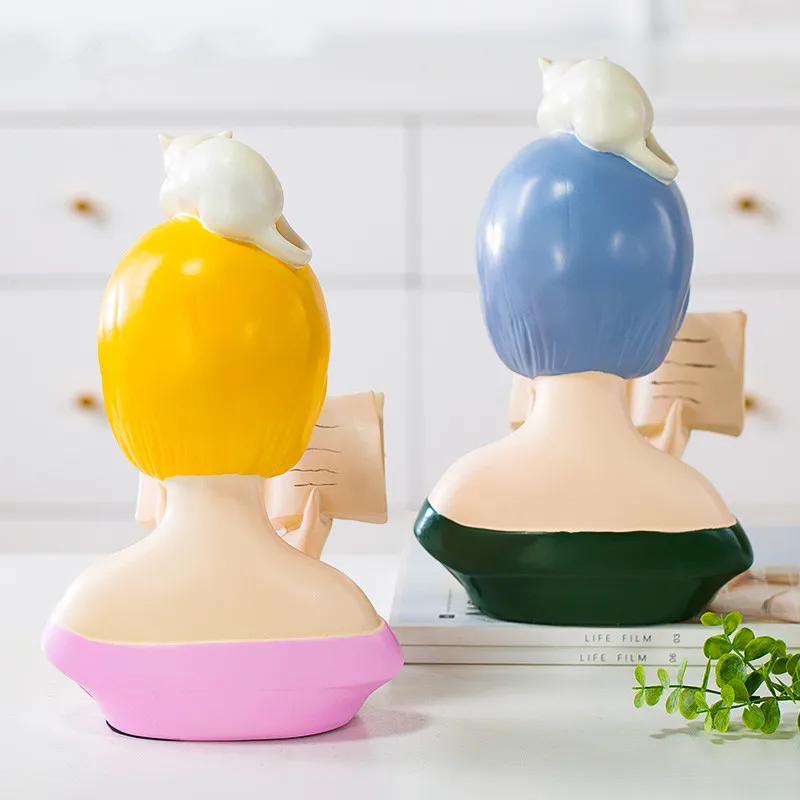 Nordic style resin craft gift reading girl bedroom desktop decoration creative character home decoration accessories modern gift
Nordic style resin craft gift reading girl bedroom desktop decoration creative character home decoration accessories modern gift