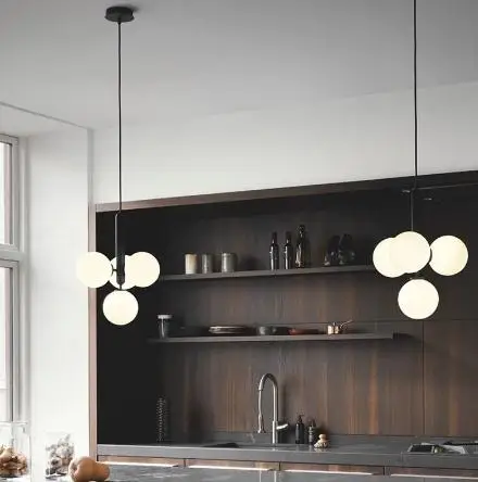 Modern Nordic Simple Chandelier Creative Glass Ball Designer LED Hanging Light Bedroom Restaurant Indoor Home Pendant Lamp
Modern Nordic Simple Chandelier Creative Glass Ball Designer LED Hanging Light Bedroom Restaurant Indoor Home Pendant Lamp