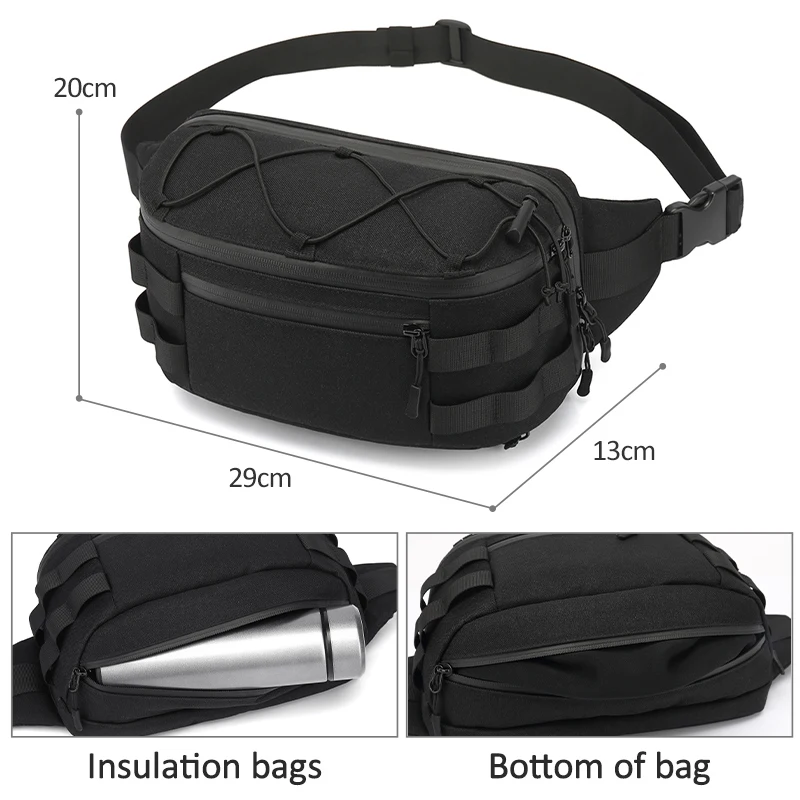 Men's Fashion Crossbody Waist Packs Waterproof Multifunction Casual Travel Chest Pack Men Outdoor Sports Belt Bags for Teens Bag
Men's Fashion Crossbody Waist Packs Waterproof Multifunction Casual Travel Chest Pack Men Outdoor Sports Belt Bags for Teens Bag