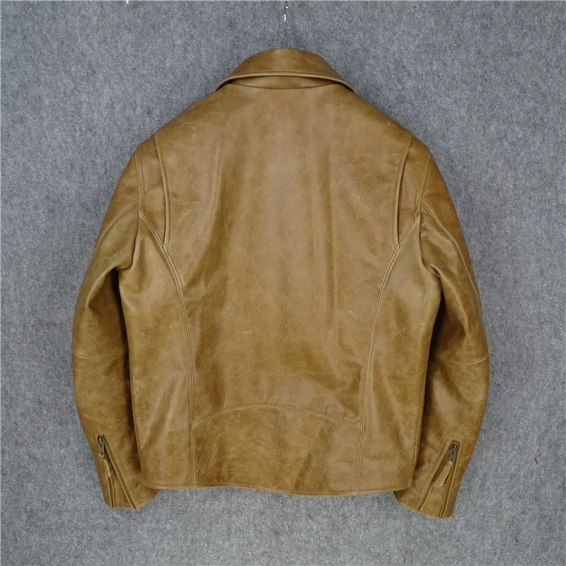 shipping.1.2mm thick Free cowhide coat,man vintage genuine leather Jacket,classic 1930s style biker jackets,brown sales
shipping.1.2mm thick Free cowhide coat,man vintage genuine leather Jacket,classic 1930s style biker jackets,brown sales