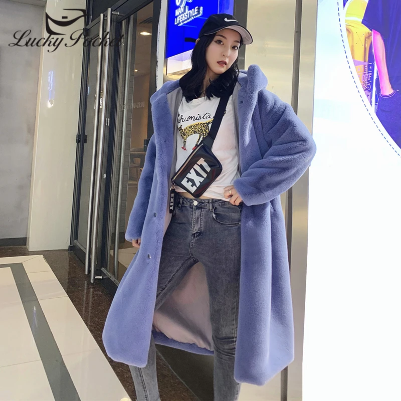 Winter Women High Quality Faux Rabbit Fur Coat Luxury Long Hooded Parkas OverCoat Warm Plus Size Jacket Female Plush Coats ZY14
Winter Women High Quality Faux Rabbit Fur Coat Luxury Long Hooded Parkas OverCoat Warm Plus Size Jacket Female Plush Coats ZY14