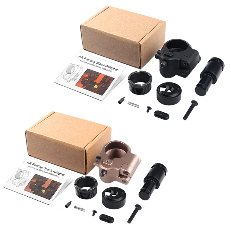 Hunting Tactical ar Stock for M4 M16 Series AEG GBB Rifle Folding Stock Adapter Airsoft Gun Accessories RL2-0042 Black Tan
Hunting Tactical ar Stock for M4 M16 Series AEG GBB Rifle Folding Stock Adapter Airsoft Gun Accessories RL2-0042 Black Tan