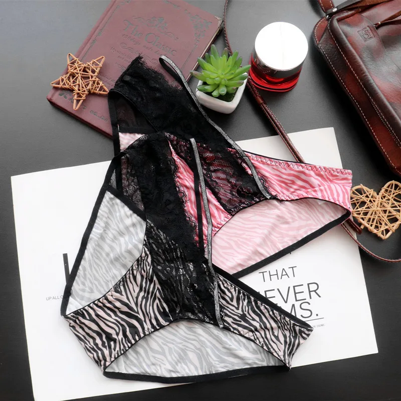 QIWN Sexy Transparent Lace Belt Sport Panties for Women Zebra Pattern Cotton Seamless Underwear Low Waist Soft Lady Lingerie
QIWN Sexy Transparent Lace Belt Sport Panties for Women Zebra Pattern Cotton Seamless Underwear Low Waist Soft Lady Lingerie